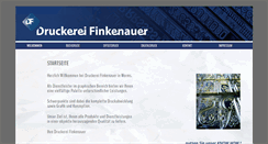 Desktop Screenshot of druck-finkenauer.de